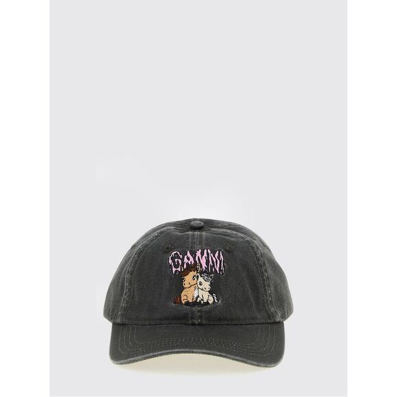 Ganni Hat Woman Black